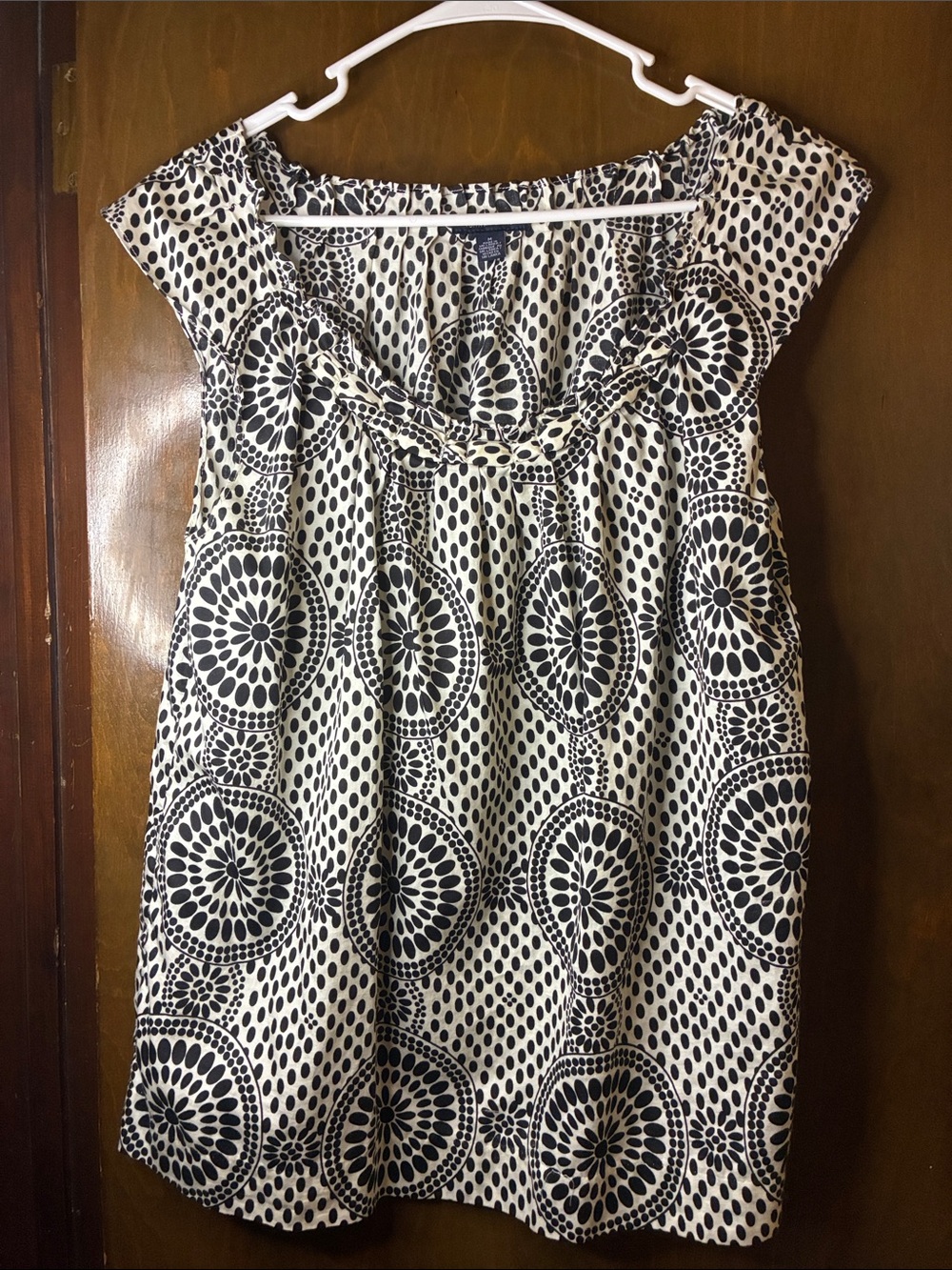 Tommy Hilfiger Black and white Polka Dot Sleeveless Top
